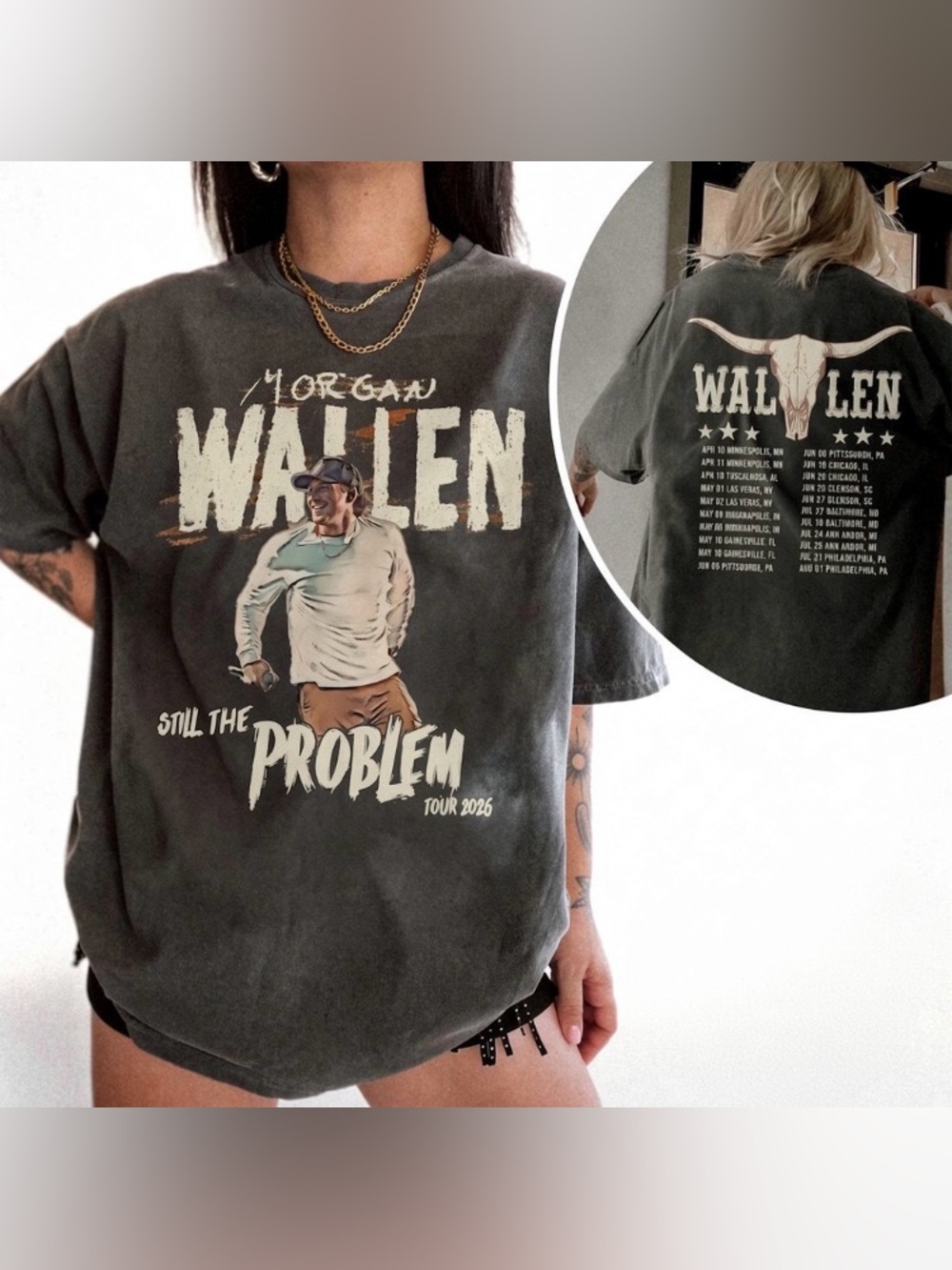 Morgan Wallen Still The Problem Tour 2026 T-Shirt, Country Music Merch Tour Tee